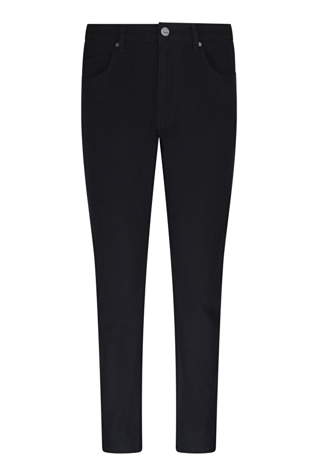 Black Dynamic Fit 5 Pocket Cotton Canvas Pants