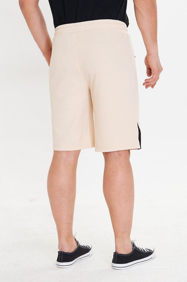Erkek Polycotton Şort Ekru 6048-E - 5