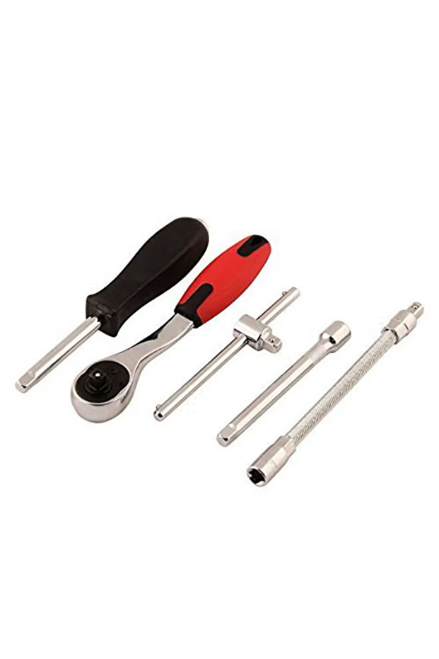 شنطة عده، طقم مقابس متنوعة مكون من 46 قطعة، مفاتيح - 7