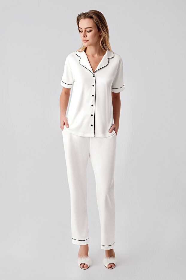 324- 4'LÜ ARA BİYELİ  GECELİK TAKIMI - 2