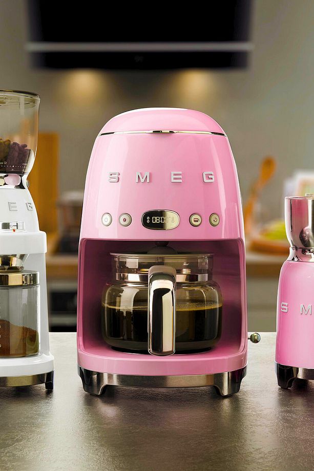 50's Retro Style Pembe Filtre Kahve Makinesi Dcf02pkeu - 8