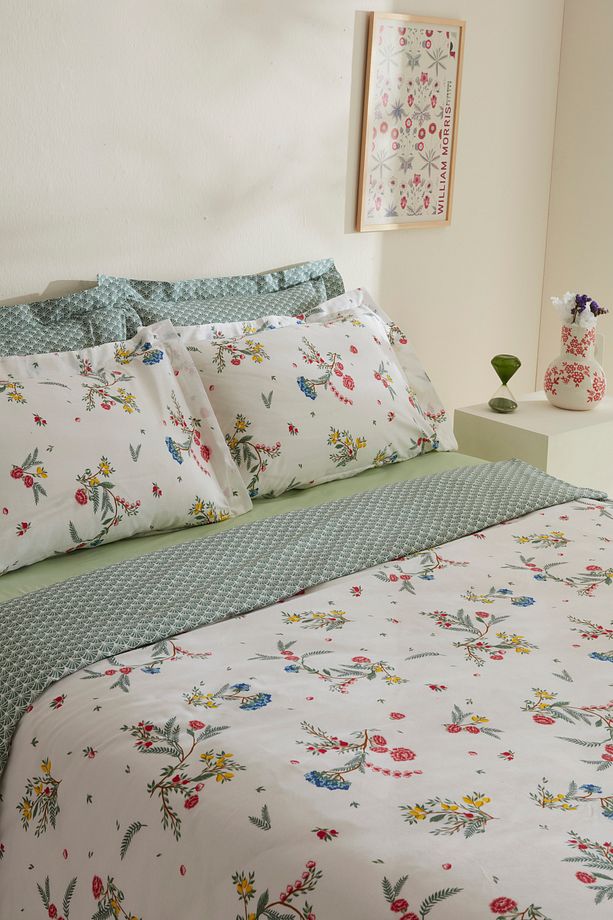 Dina %100 Pamuk Tek Kişilik Nevresim Takımı Multicolor - 2