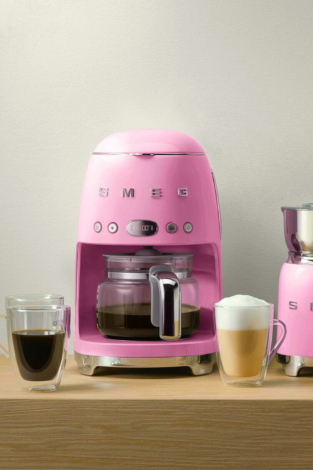 50's Retro Style Pembe Filtre Kahve Makinesi Dcf02pkeu - 1