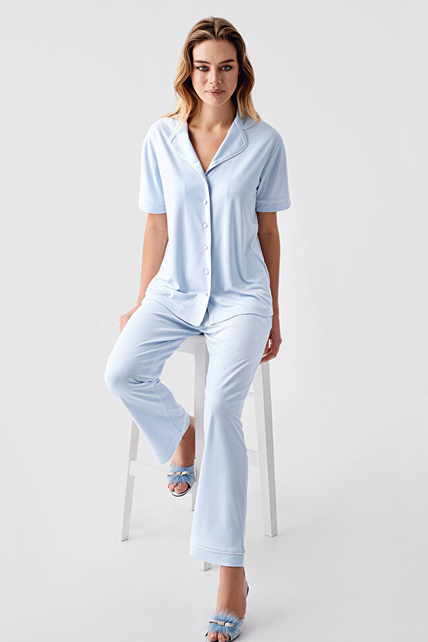 324- 4'LÜ ARA BİYELİ  GECELİK TAKIMI - 2