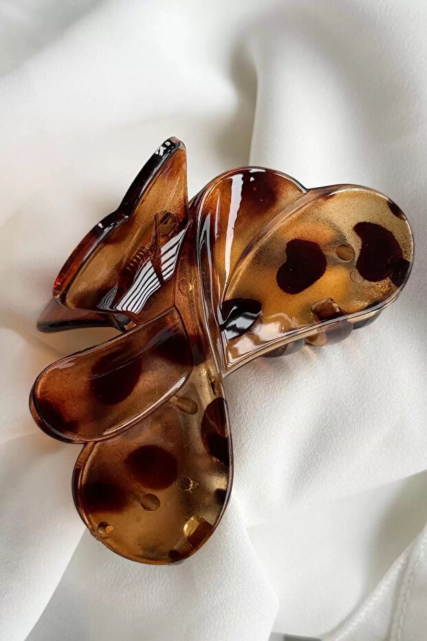 Cataramă maro cu model leopard - 2