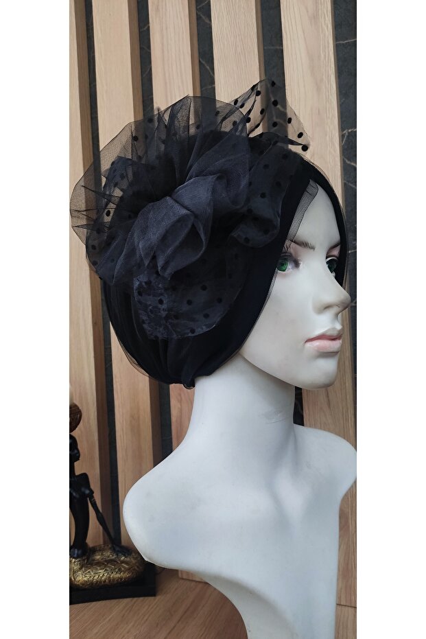 Meryemcebone Siyah Tüllü - 4