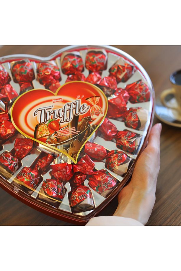 Truffle Çilekli 280 Gr. Kalp Kutu (1 KUTU) - 3