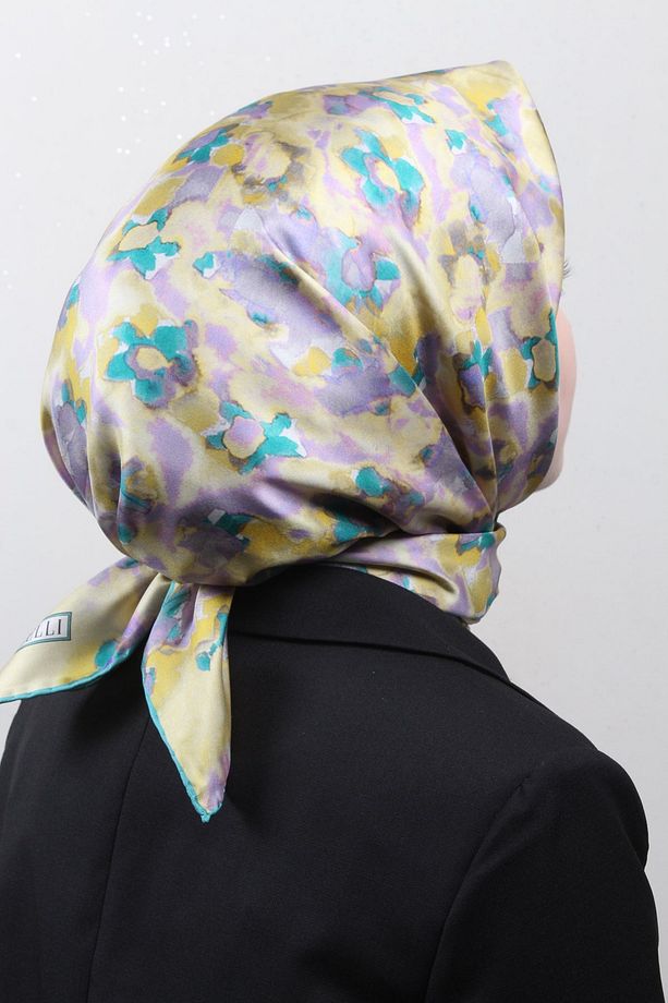 Twil İpek Eşarp 4016-80 Sarı - 3