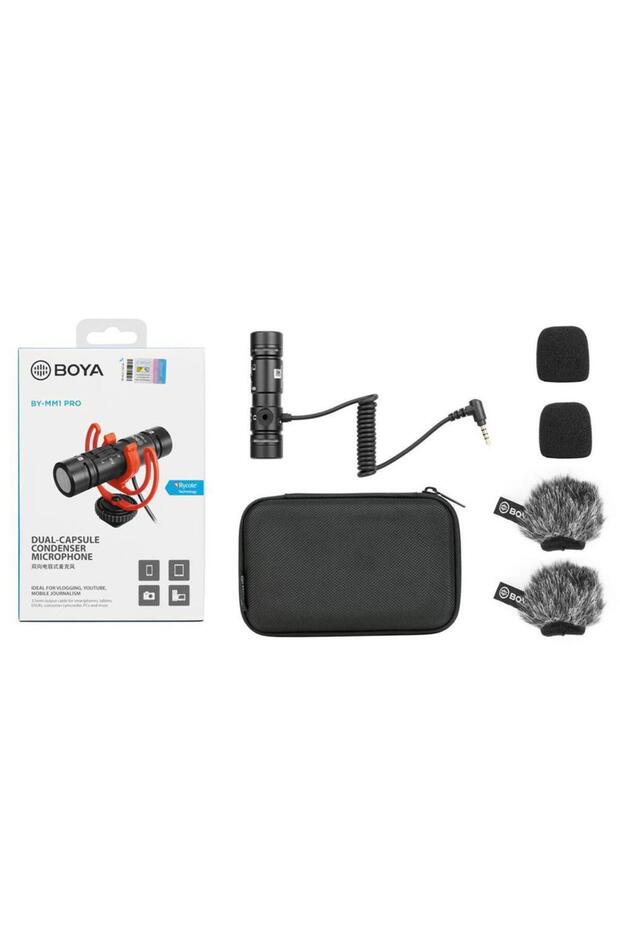 BY-MM1 Pro Çift Kafalı Shotgun Mikrofon - 8