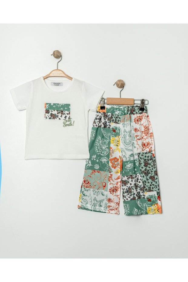 Sweet Floral Print Oversized Relaxed Fit Baby Girl Set