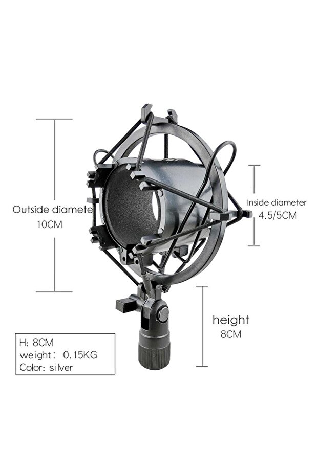 SM-709 Stüdyo Mikrofon Shock Mount - 4