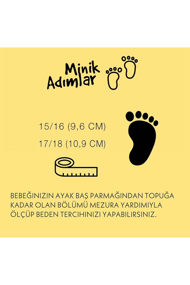 Ayakkabı, Bebek Patik, Yumuşak Taban Bebek Ayakkabısı, Bebek Panduf - 6