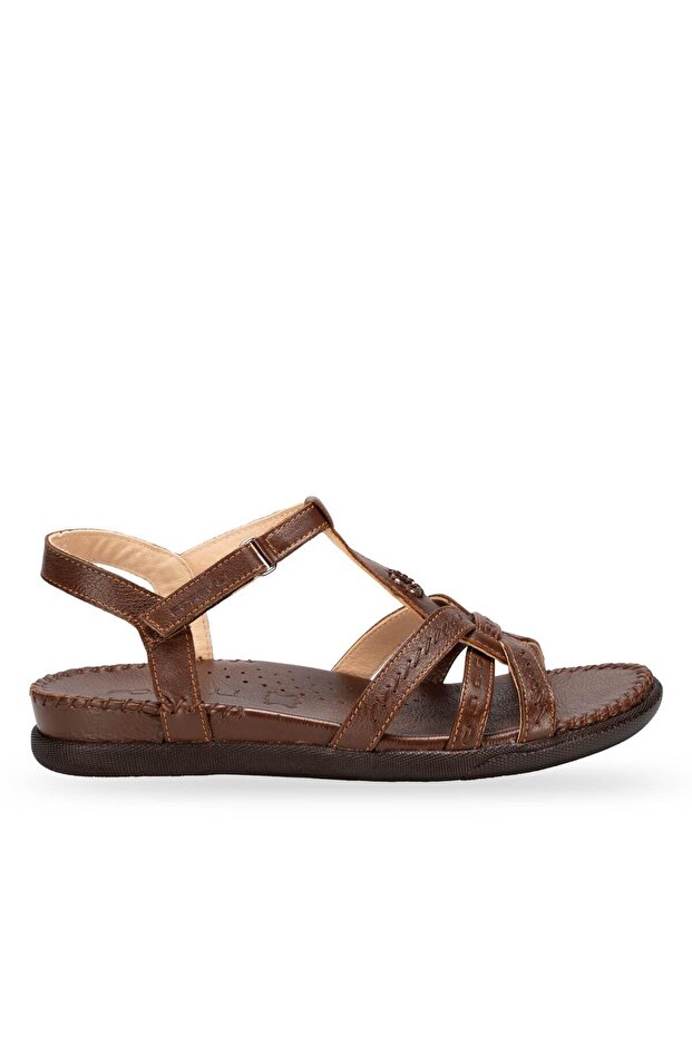 LUPIN-G Kadın Sandalet Taba - 1