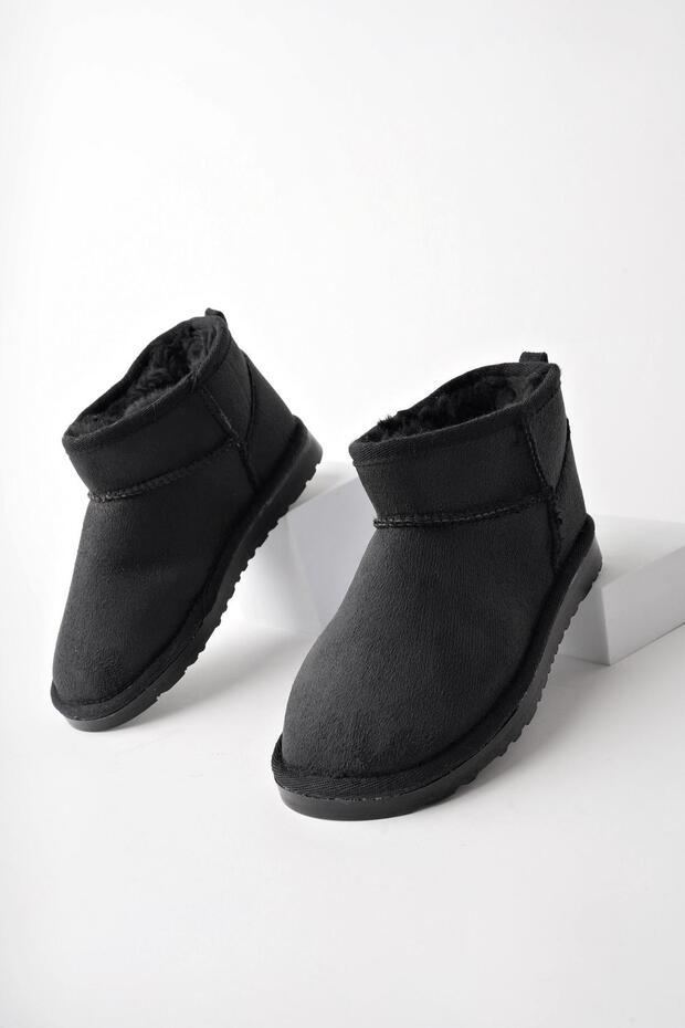 SNOW Guaranteed Unisex Children's Daily Mini Ankle Boots with Thick Sole and Furry Inside