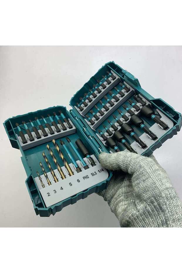 TOTAL 45Pcs Impact Screwdriver Bit Set - 4