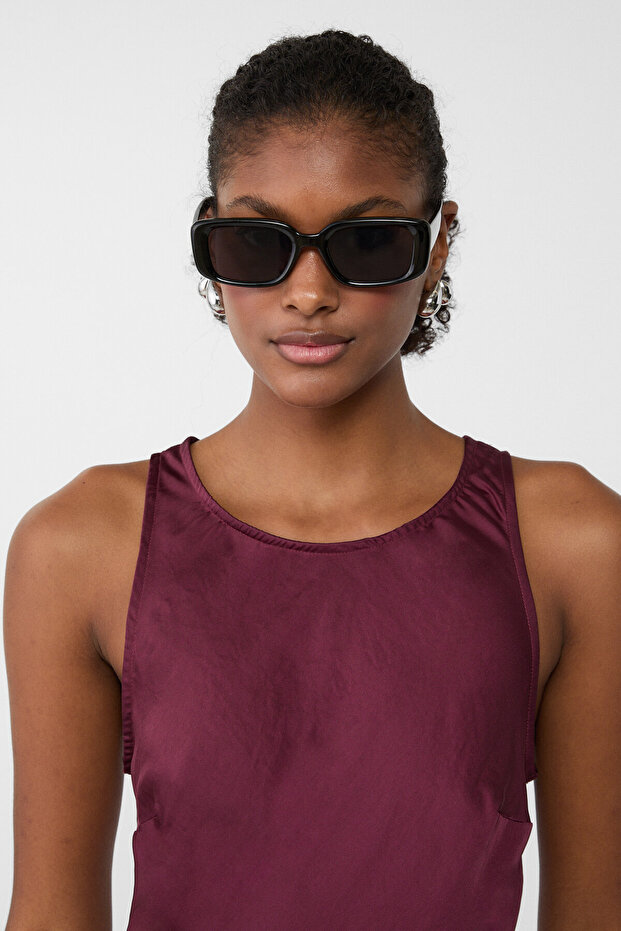 نظارة شمسية مستطيلة الشكل على شكل صدفة السلحفاة - 3