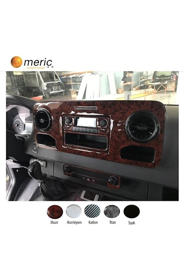 ميريتش ® Sprinter W907 Front Torpedo Coating 7 "Multimedia Mahogany 57 P. 2020›