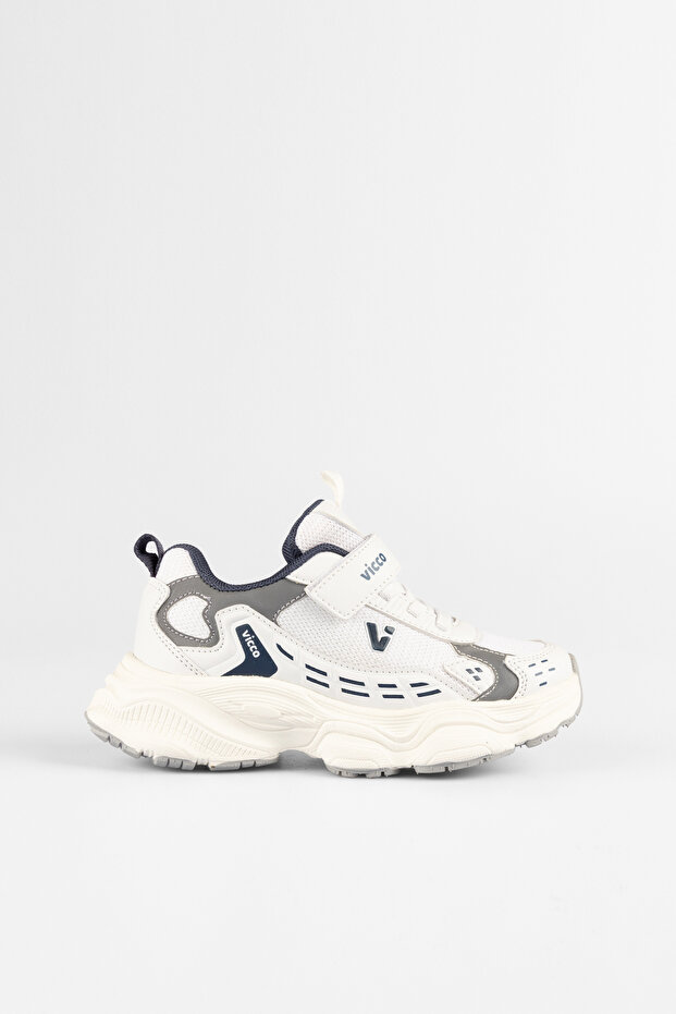 Vicco Tag Ortopedik Unisex Çocuk Beyaz Rahat Sneaker