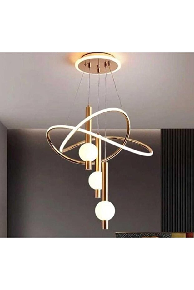 A F N LIGHTINGS Modern LED Chandelier - 3-Head Industrial Pendant Light