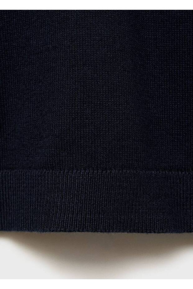 Kırçıllı pamuklu kazak - 4