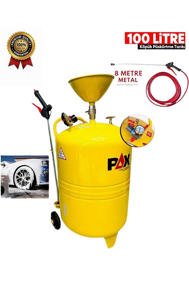 100 Litre Köpük Tankı Yüksek Basınçlı Köpük - 1