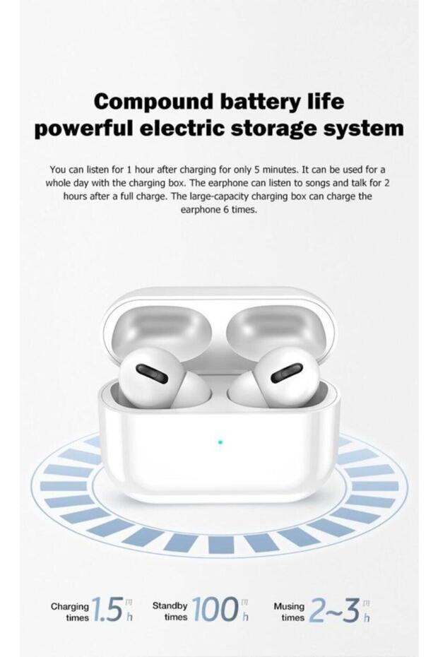 Ios Pro Super Kalite Bluetooth Kulaklık - 5