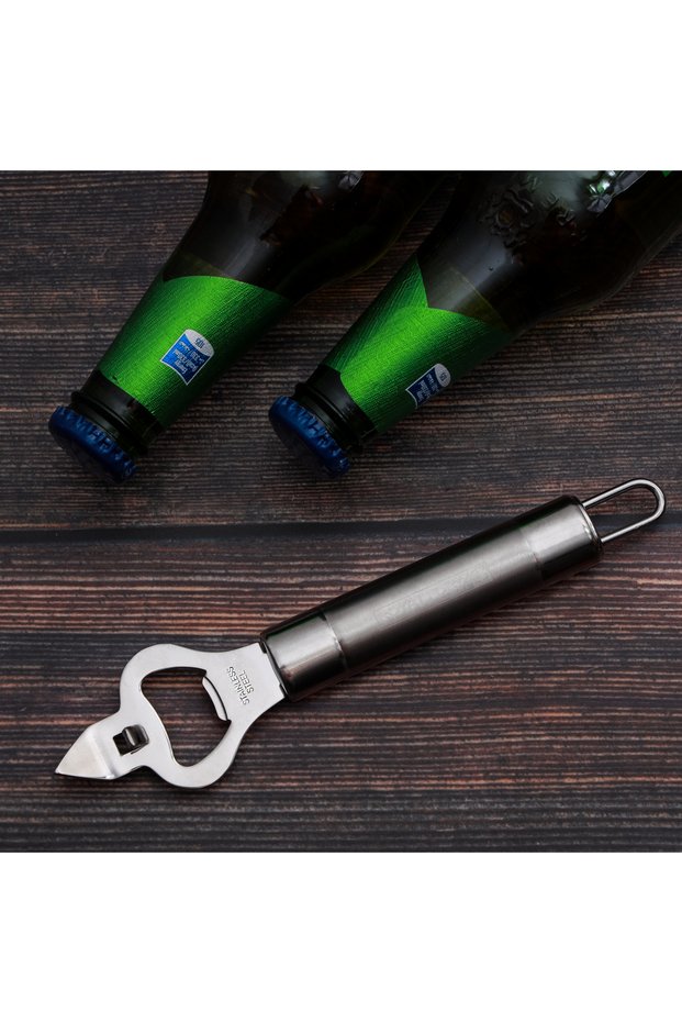 Stainless Steel Bottle Opener With Tube