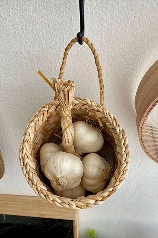 Multi-Purpose Handmade Wicker Basket / Organizer Basket 10X10Cm - 3