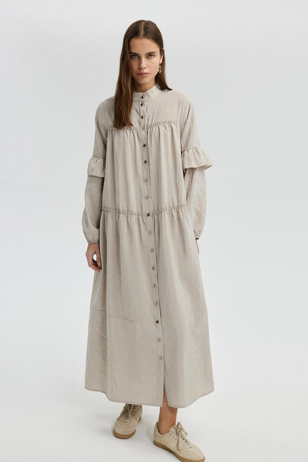 Ruffled CUPER DRESS