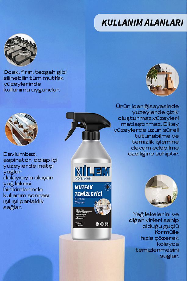 Profesyonel Mutfak Temizleyici 750 ml - 3