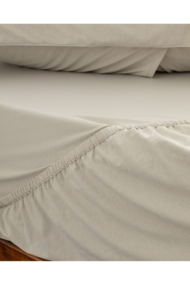 İlus Tek Kişilik Bambu Comforter Set - Bej - 6
