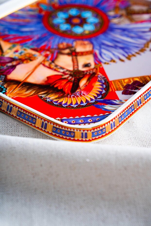 طبق تقديم مستطيل من ويسبير - 31 سم - 2