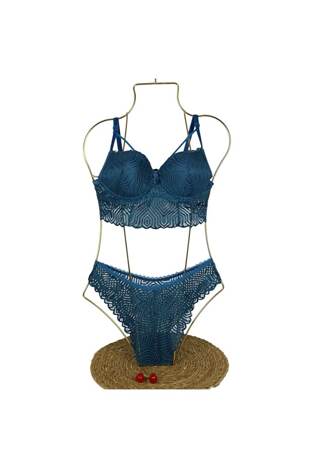 طقم حمالة صدر بدون حشوة - 1