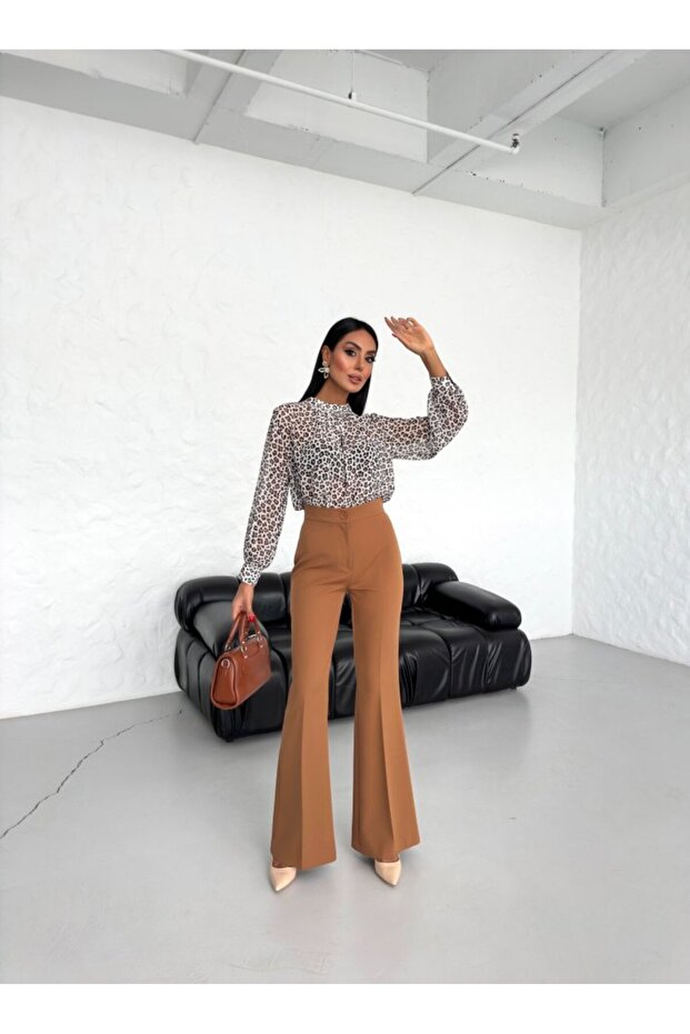 İspanyol Paça Pantolon - 2