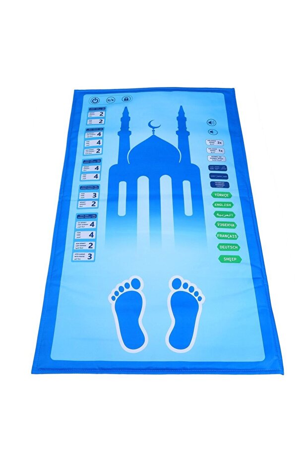 My Prayer Rug Voice Educational Children's Prayer Rug Blue