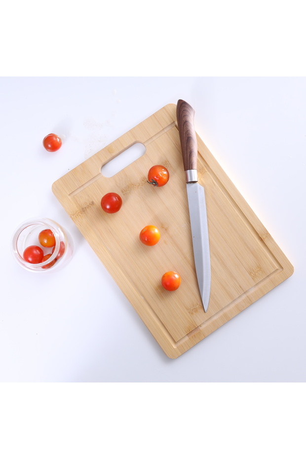 RF9498 Organic Bamboo Cutting Board, 330x230x14 MM