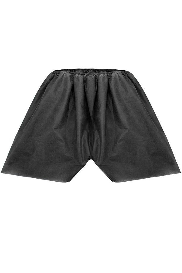 Tek Kullanımlık Boxer Kullan At Şort Siyah Renkli 10 Adet Oversize Unisex - 8