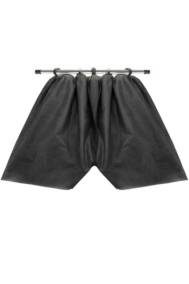 Tek Kullanımlık Boxer Kullan At Şort Siyah Renkli 10 Adet Oversize Unisex - 4