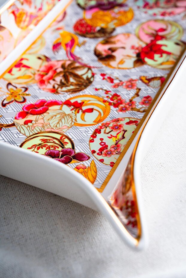 طبق تقديم مستطيل من دريم - 35 سم - 3