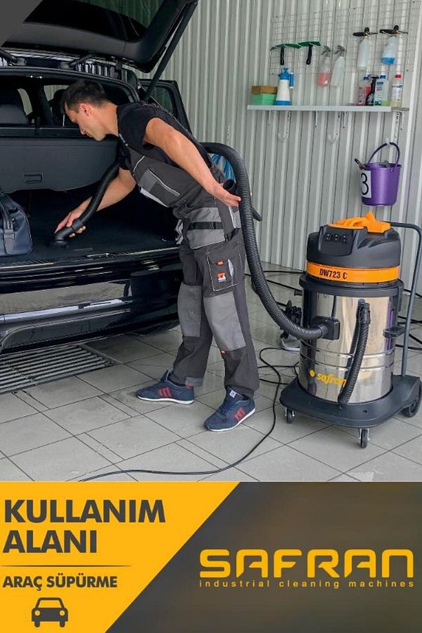 DWC 221 Sanayi Tipi Tek Motorlu Islak-Kuru Süpürge Makinası - 3