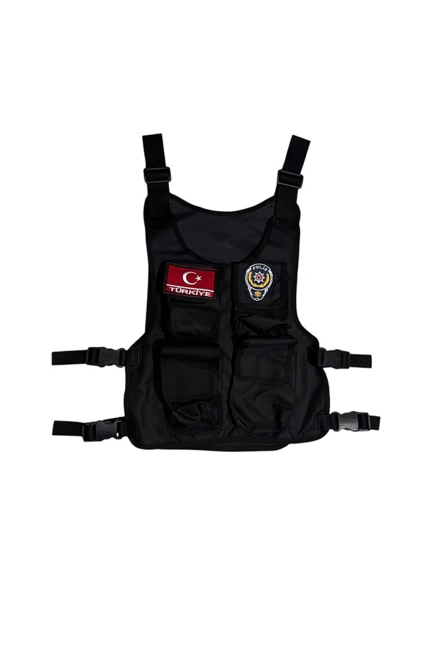 سترة هجومية سوداء للأطفال