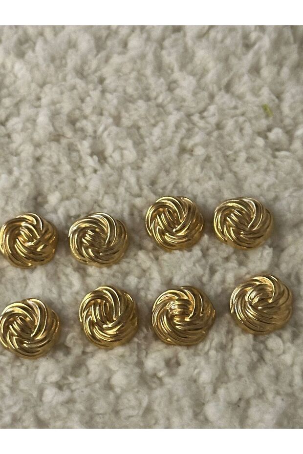 طقم أزرار سترة سترة ذهبية - 1