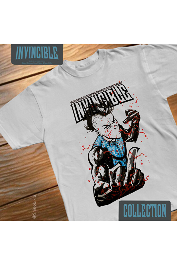 Invincible Comic Invincible Mohawk Mark Oversize T-Shirt - 1