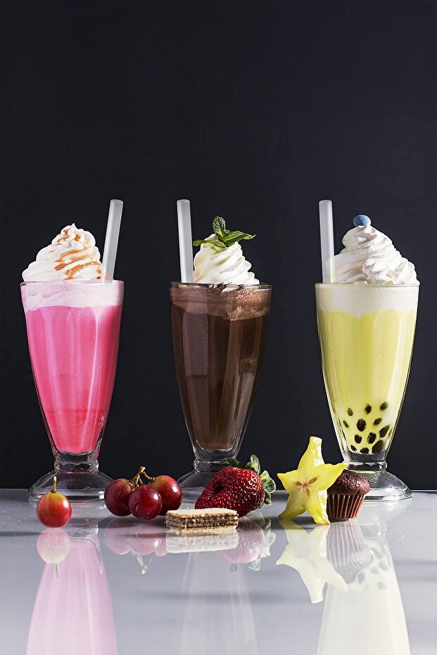 Bubble Tea Jelatinli Şeffaf Pipet 12mm 22cm 50 Adet - 4