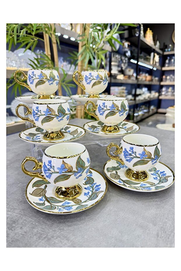 Orville Luxury Porcelain Footed Cup Set Mr