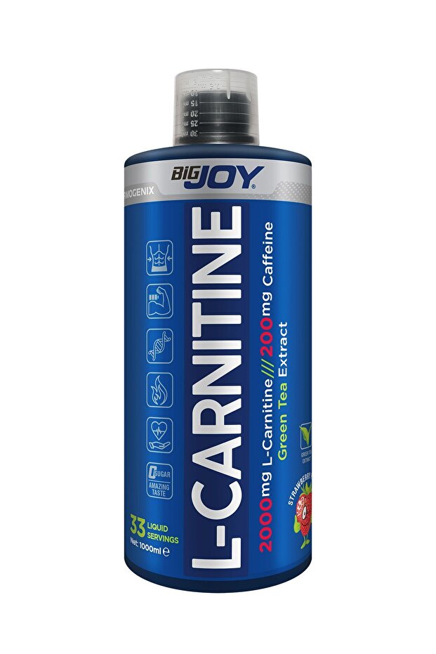 Bigjoy L-Karnitin Çilek Aromalı 1000 ml L-Carnitine (L-Karnitin 2000 mg / Servis)