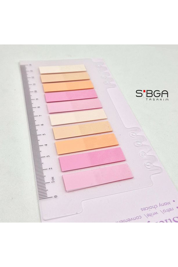 Şeffaf Renkli Postit Post-it Post It. Kitap Ayracı Ayraç Postit Sticker Not Kağıdı 200 yaprak - 4