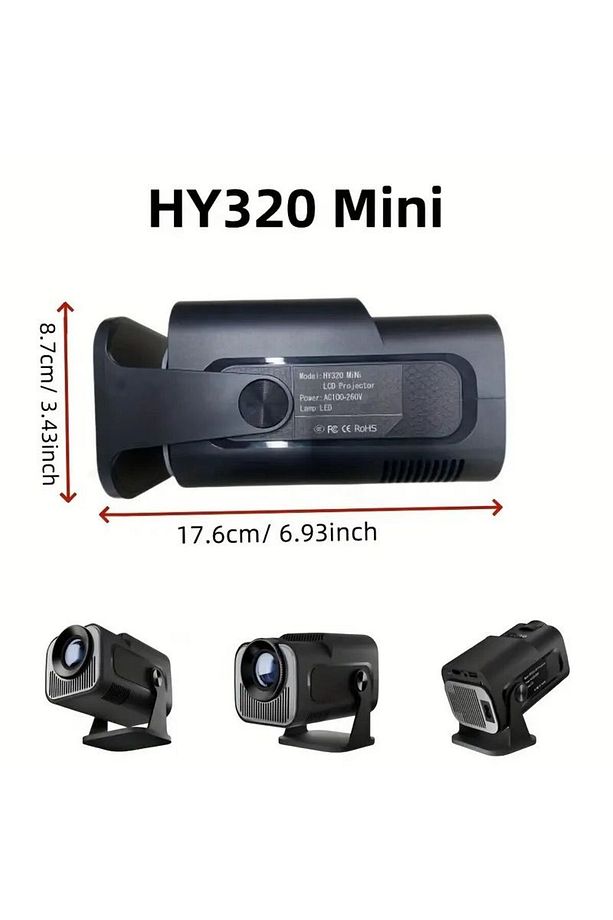 HY320 Mini Premium 4K Projeksiyon - 7