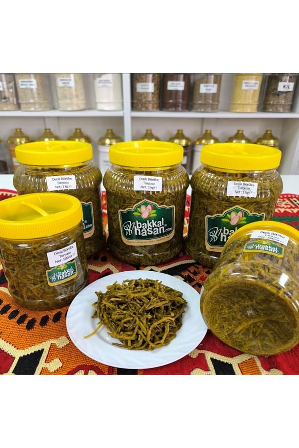 Ev Yapımı Deniz Börülce Turşusu Net 500 gr Bakkal Hasan - 5