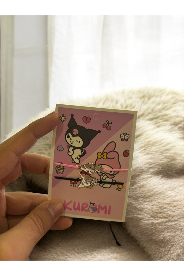 2 Pack Kuromi and Melody Friendship Bracelet Best Friends Bracelet
